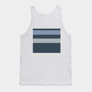 The onliest brew of Charcoal, Christmas Silver, Philippine Silver and Bluey Grey stripes. Tank Top